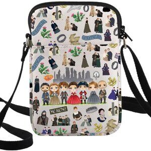 Sassenach Dragonfly Crossbody Bag Women Canvas Travel Shoulder Gift